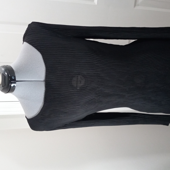 Eileen Fisher Tops - EILEEN FISHER  Black Ribbed Top Size Med